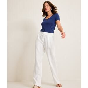 Two Palms High-Rise Linen Easy Pants - Extra large - NWT